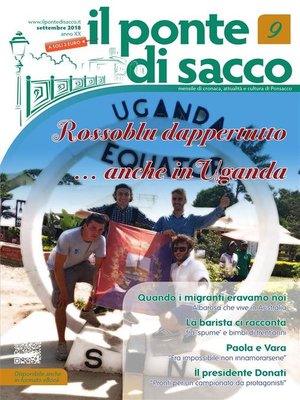 cover image of Il Ponte di Sacco--settembre 2018